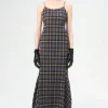 Oyster Check Hairy Flannel