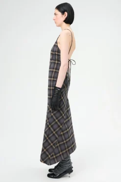 Oyster Check Hairy Flannel