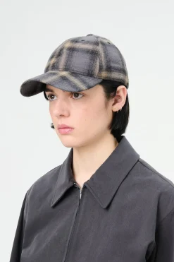 Oyster Check Hairy Flannel