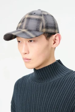 Oyster Check Hairy Flannel