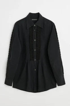 Pleated Black Kitchen Weave