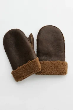 Rustic Grain Brown Shearling