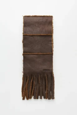 Rustic Grain Brown Shearling