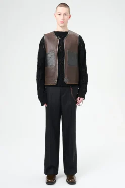 Rustic Grain Brown Shearling