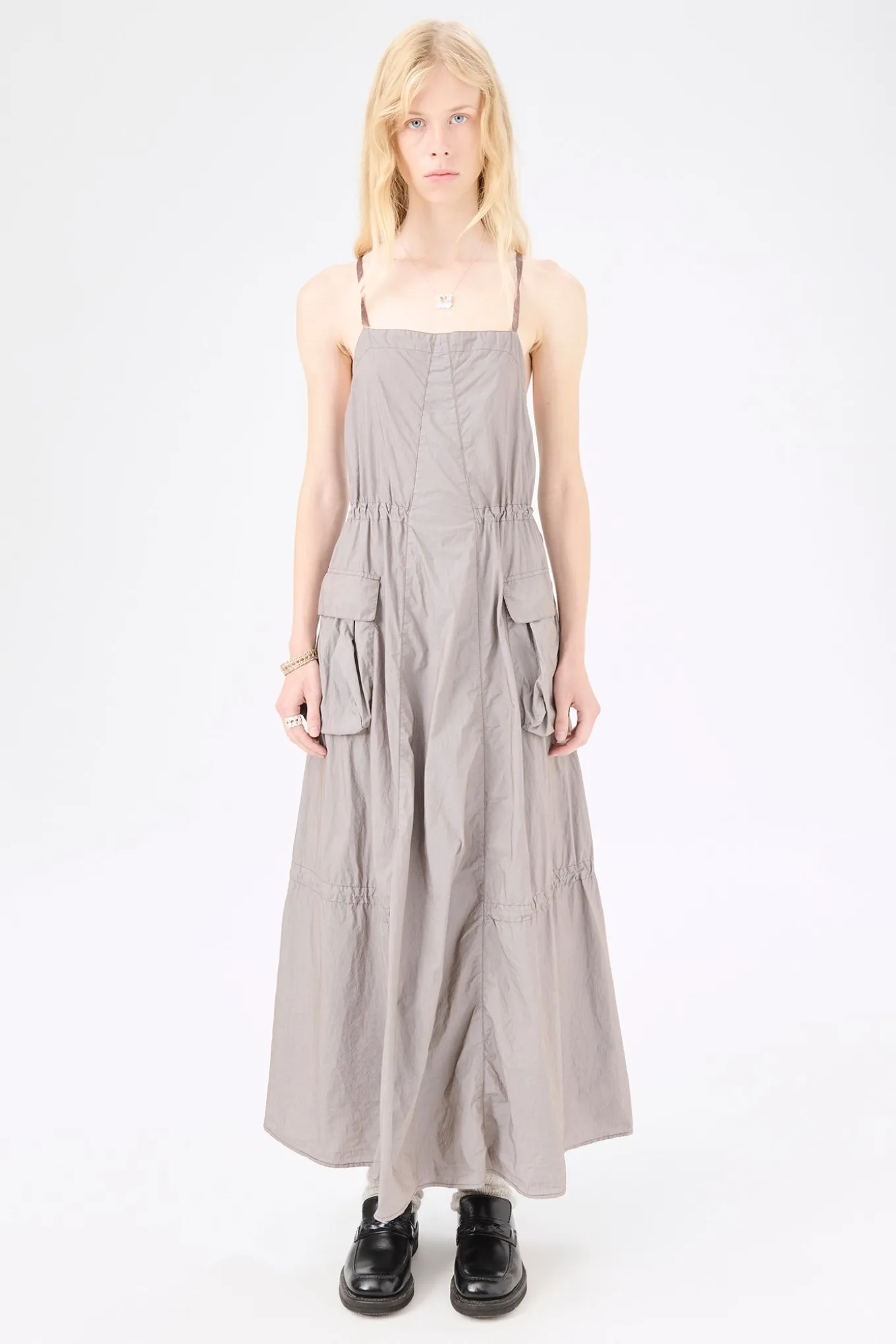 Stone Khaki Parachute Poplin