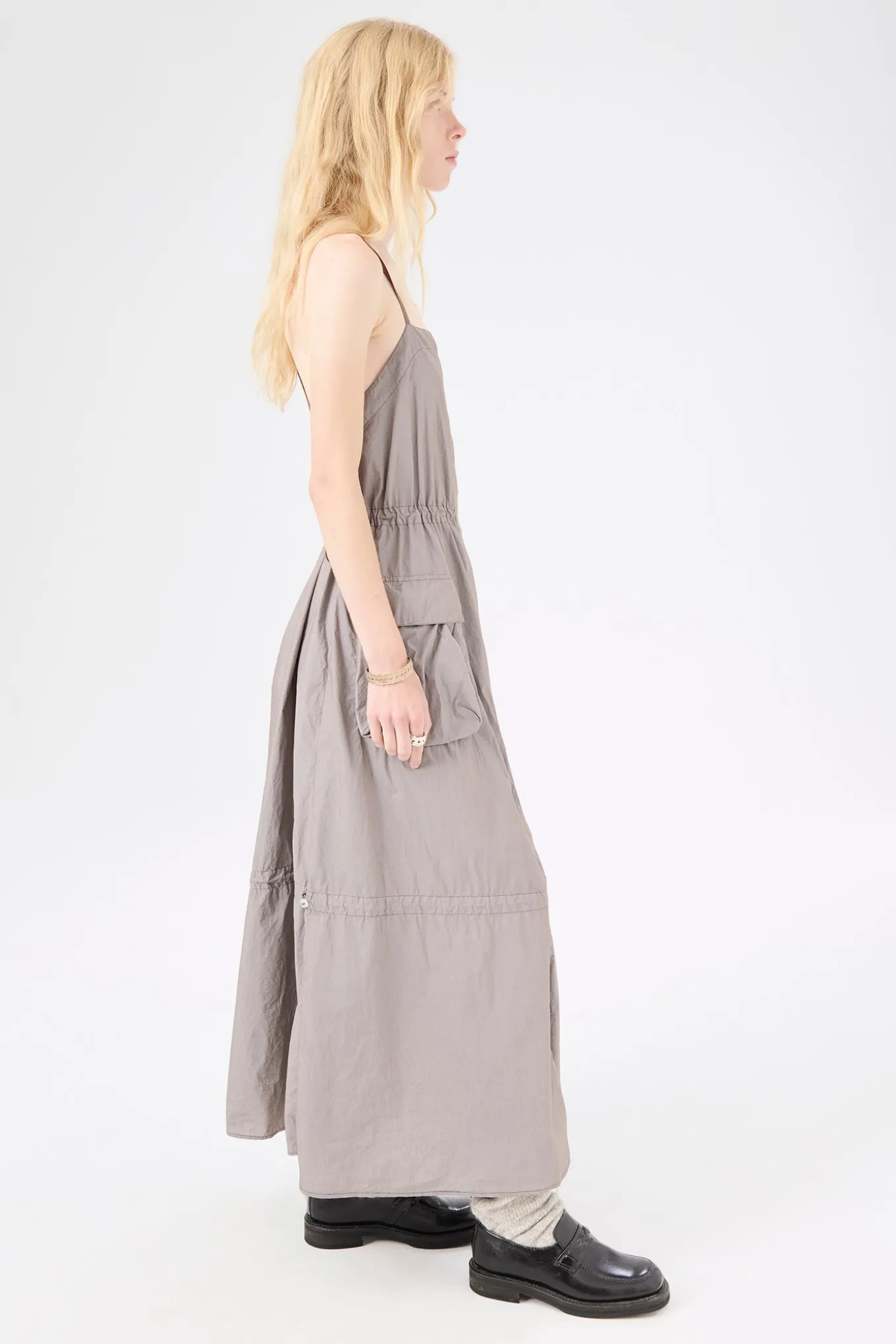 Stone Khaki Parachute Poplin