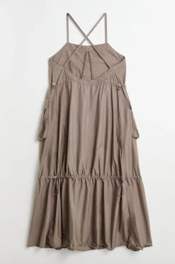 Stone Khaki Parachute Poplin