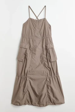 Stone Khaki Parachute Poplin
