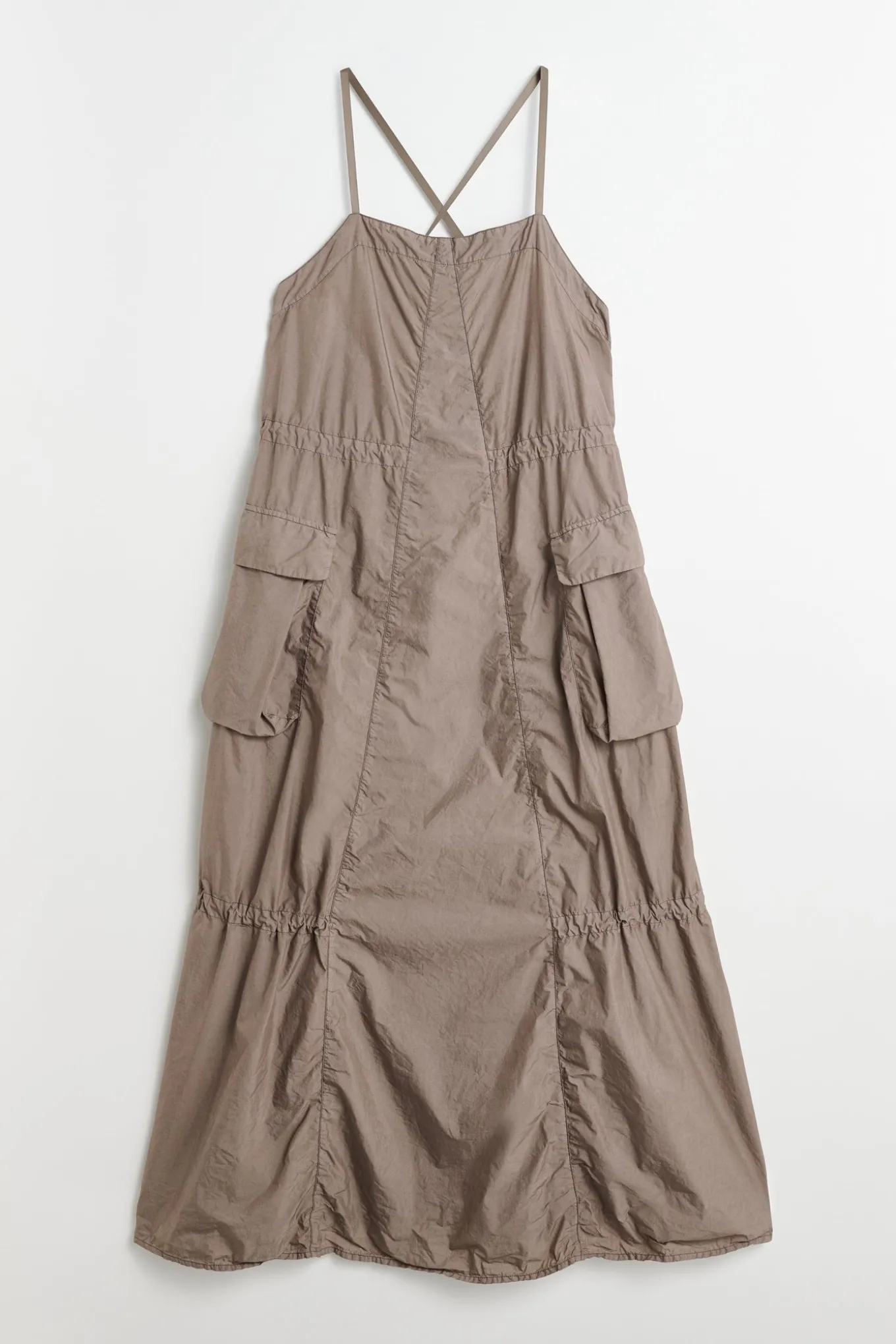 Stone Khaki Parachute Poplin