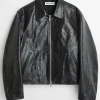 Top Dyed Black Leather