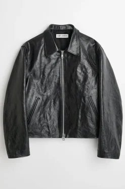 Top Dyed Black Leather