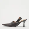 Top Dyed Black Leather