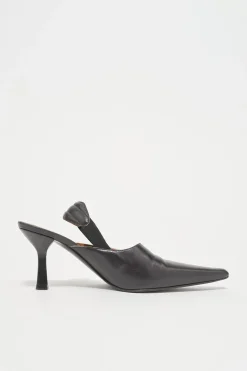 Top Dyed Black Leather