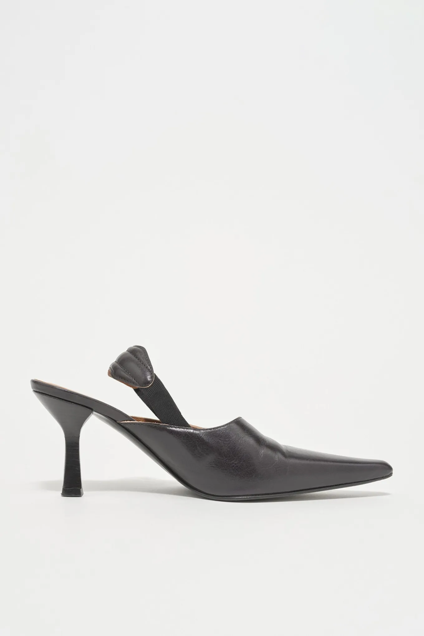 Top Dyed Black Leather