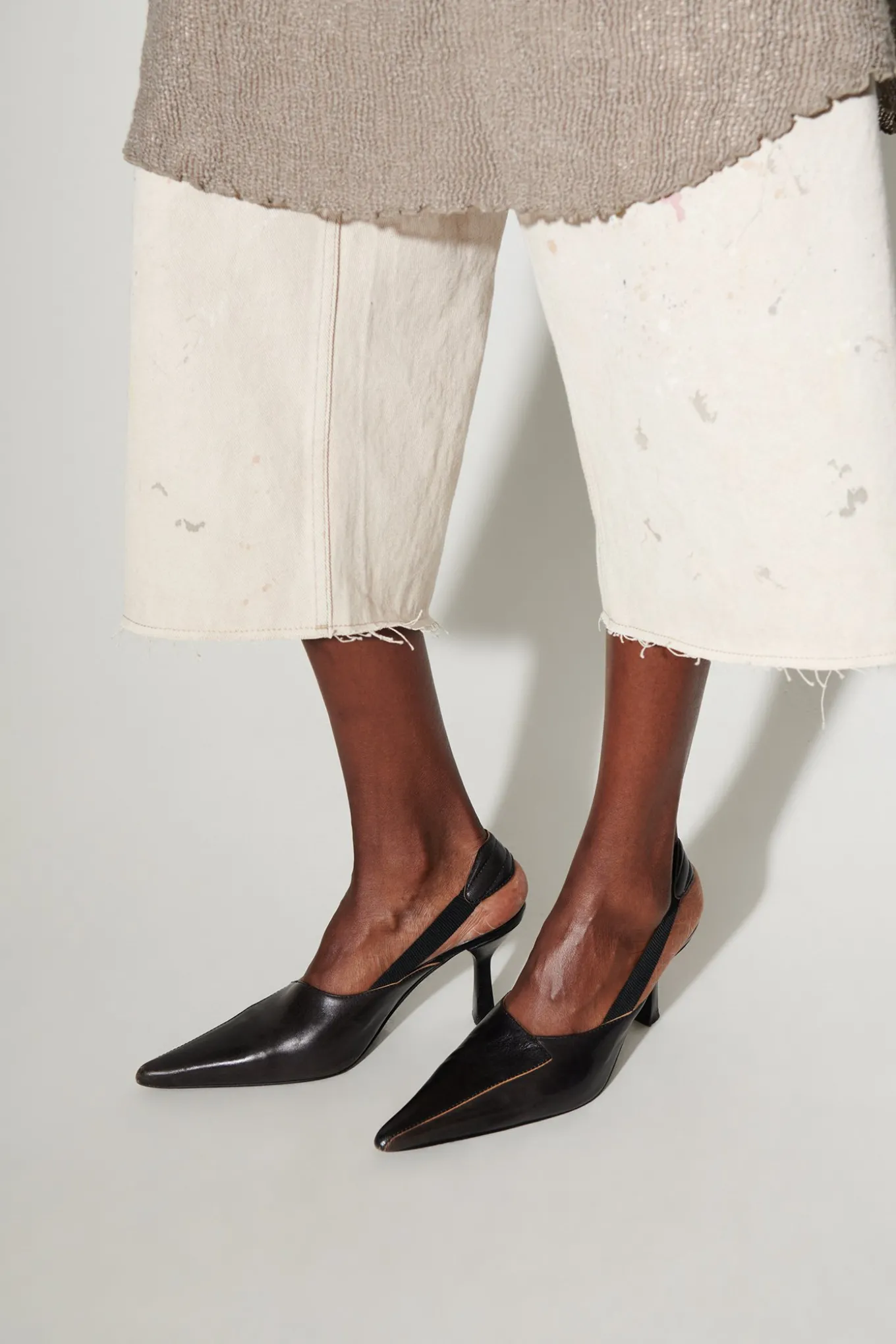 Top Dyed Black Leather