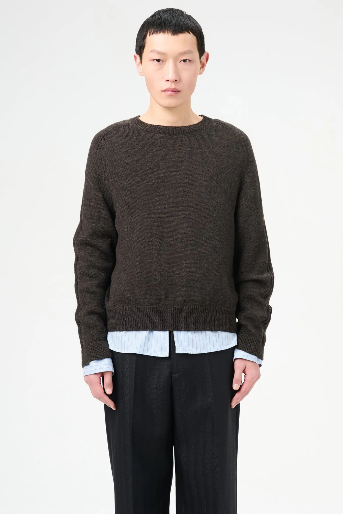 University Brown Rustic Merino