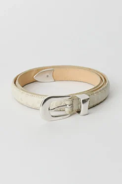Vanilla Croc Bull Hide