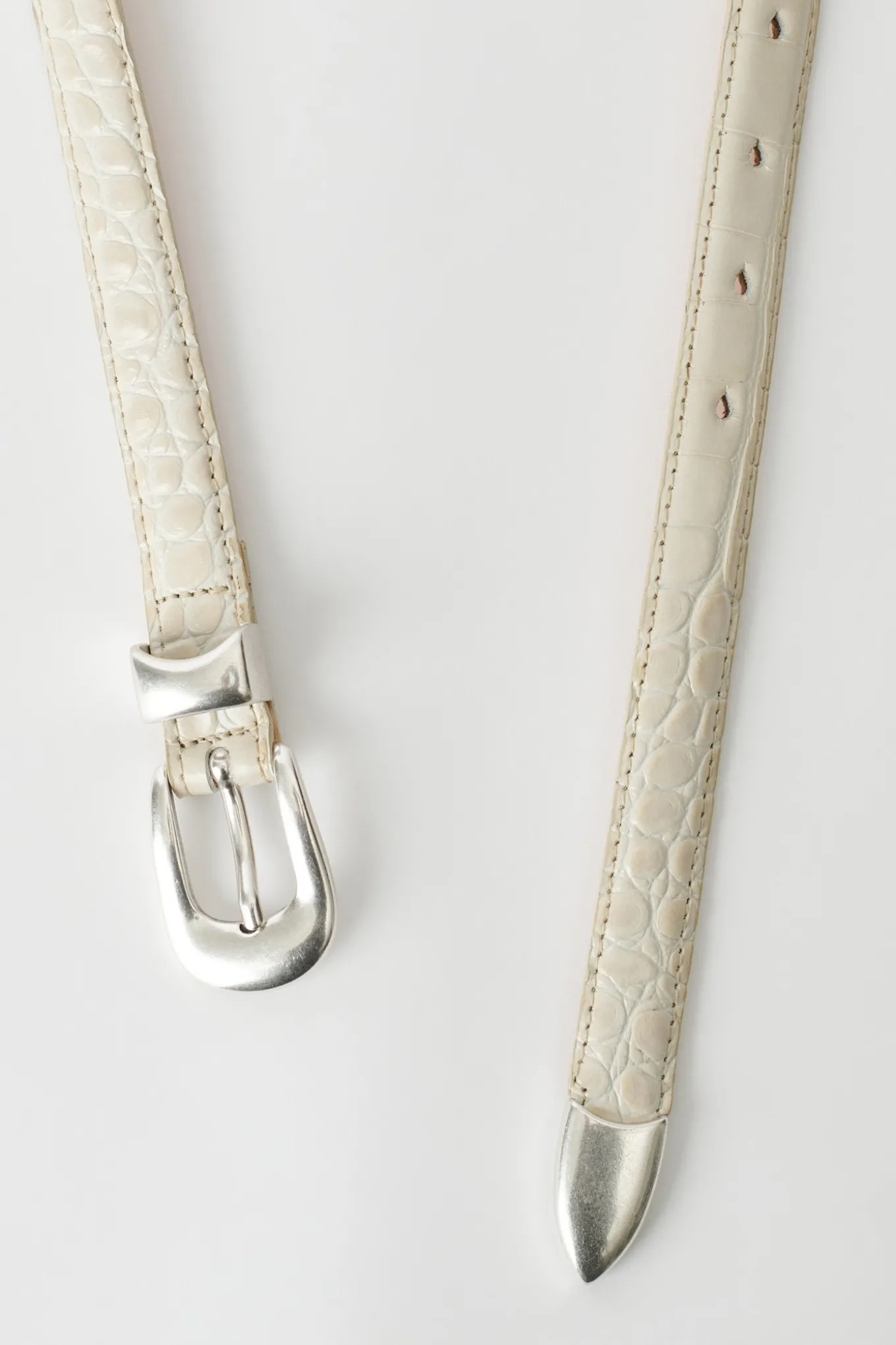 Vanilla Croc Bull Hide