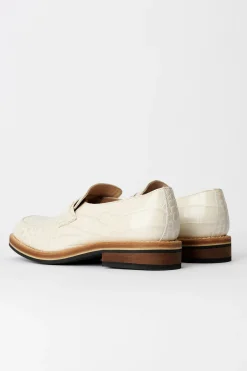 Vanilla Croc Bull Hide