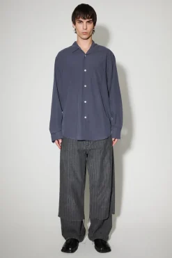 Vintage Blue Fine Silk