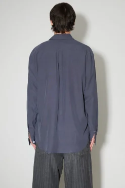 Vintage Blue Fine Silk