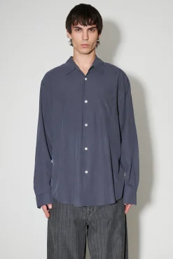 Vintage Blue Fine Silk