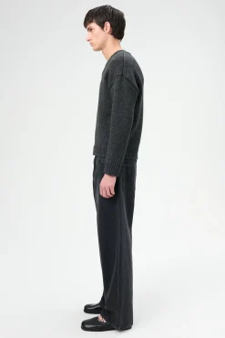 Washed Black Denim