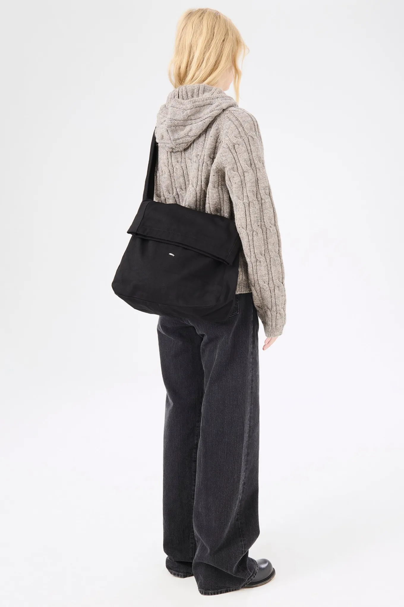 Washed Black Denim