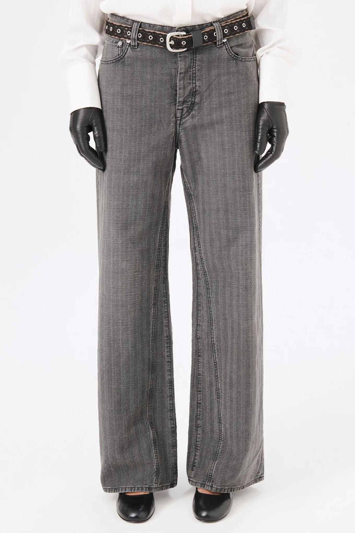 Washed Grey Torino Stripe