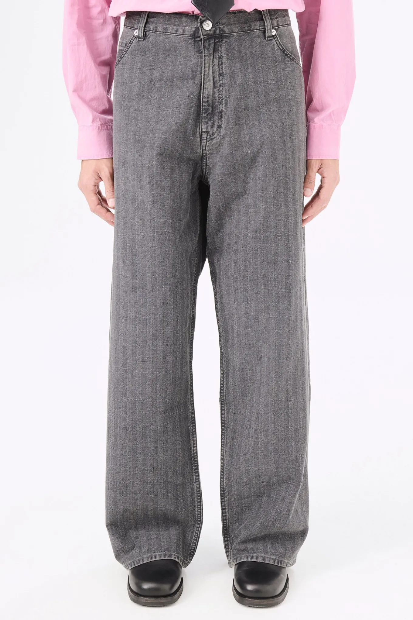 Washed Grey Torino Stripe