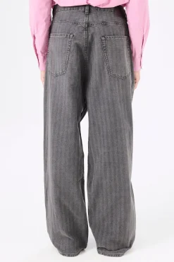 Washed Grey Torino Stripe
