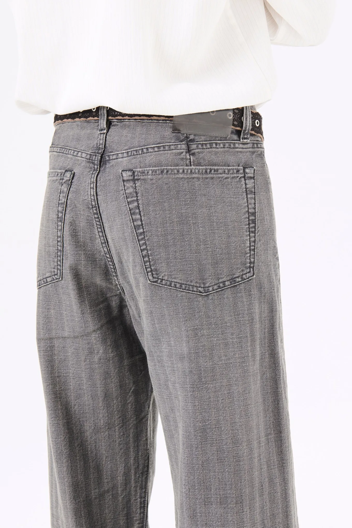 Washed Grey Torino Stripe