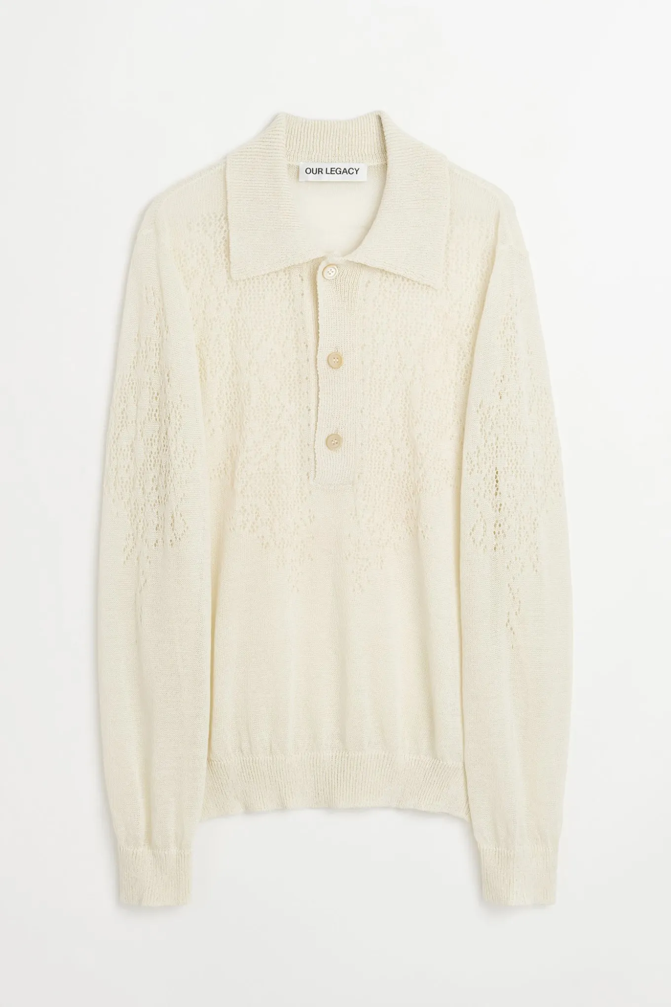 White Floral Pointille