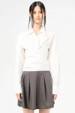 White Organic Poplin
