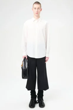 White Peached Cupro Poplin