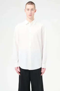 White Peached Cupro Poplin