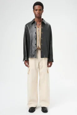 Worn Brown Lambskin