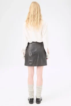 Worn Brown Lambskin
