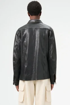 Worn Brown Lambskin