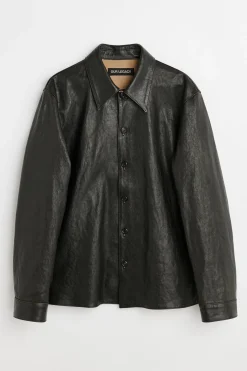 Worn Brown Lambskin